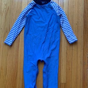 Coolibar one piece rash guard swim suit 18-24 mo